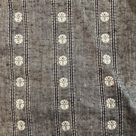 Max Studio XS Shift Dress Grey Patterned V Neck Collared Button NWOT - Picture 7 of 10